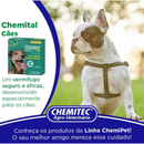 Kit 2 Chemital Chemitec Vermífugo para Cães - 4 Comprimidos