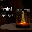Mini Luz De Aquário Led Com Clipe, Foco Ajustável, Alimentação Usb, Alta Luminosidade, Transparente, Rotação 360°