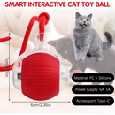 Bola De Brinquedo Elétrica Interativa Para Gatos , Super Drive , Rolante Sensor De Ativação De Movimento , Gatinho Anima